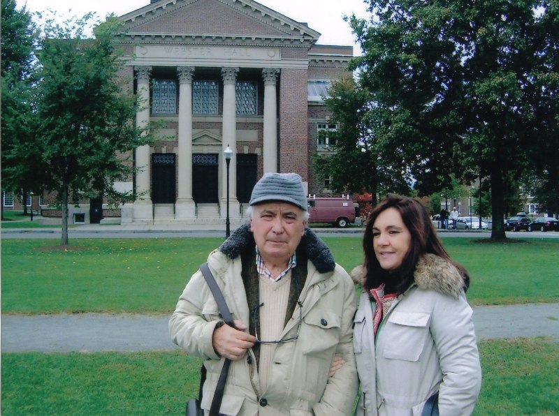 2009 - Con Marisa en Dartmouth College, USA